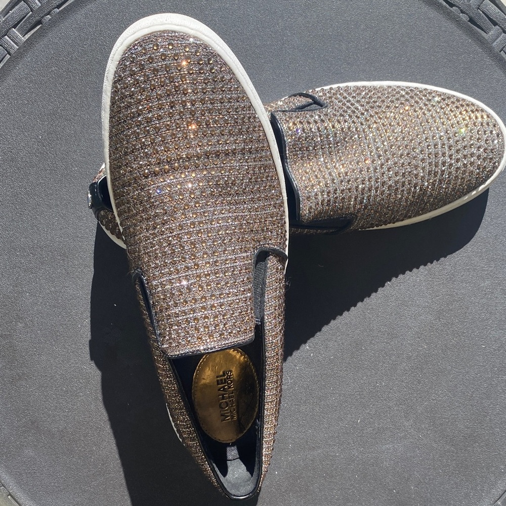 Michael Kors Glittering Slip-On Loafers